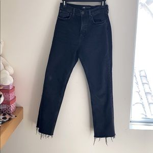 Zara High rise denim jeans